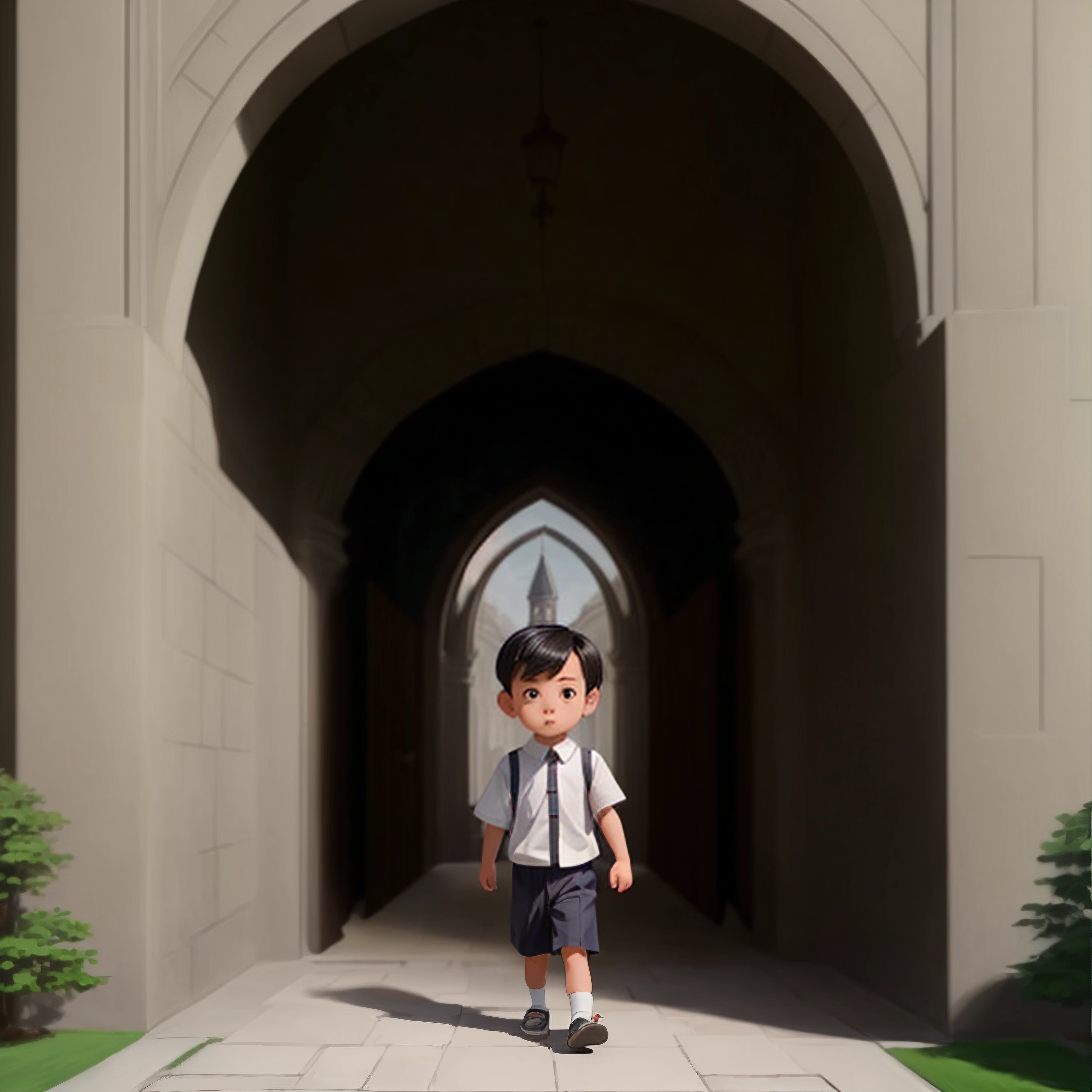 A Day of Schooling Inside the Castle