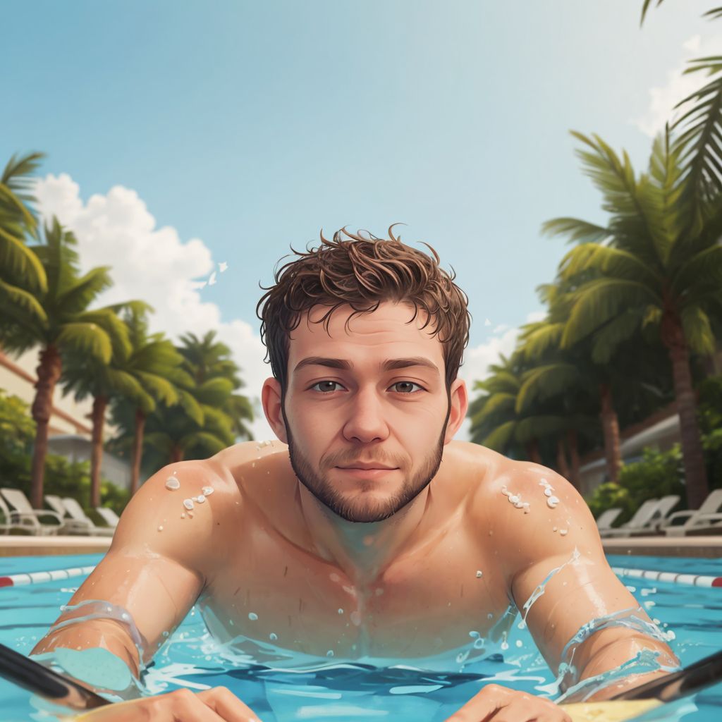 Calvin goes to the olympics