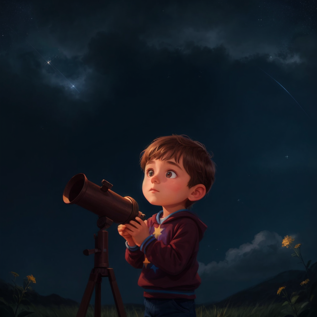 Leo sogna di viaggiare nello spazio 