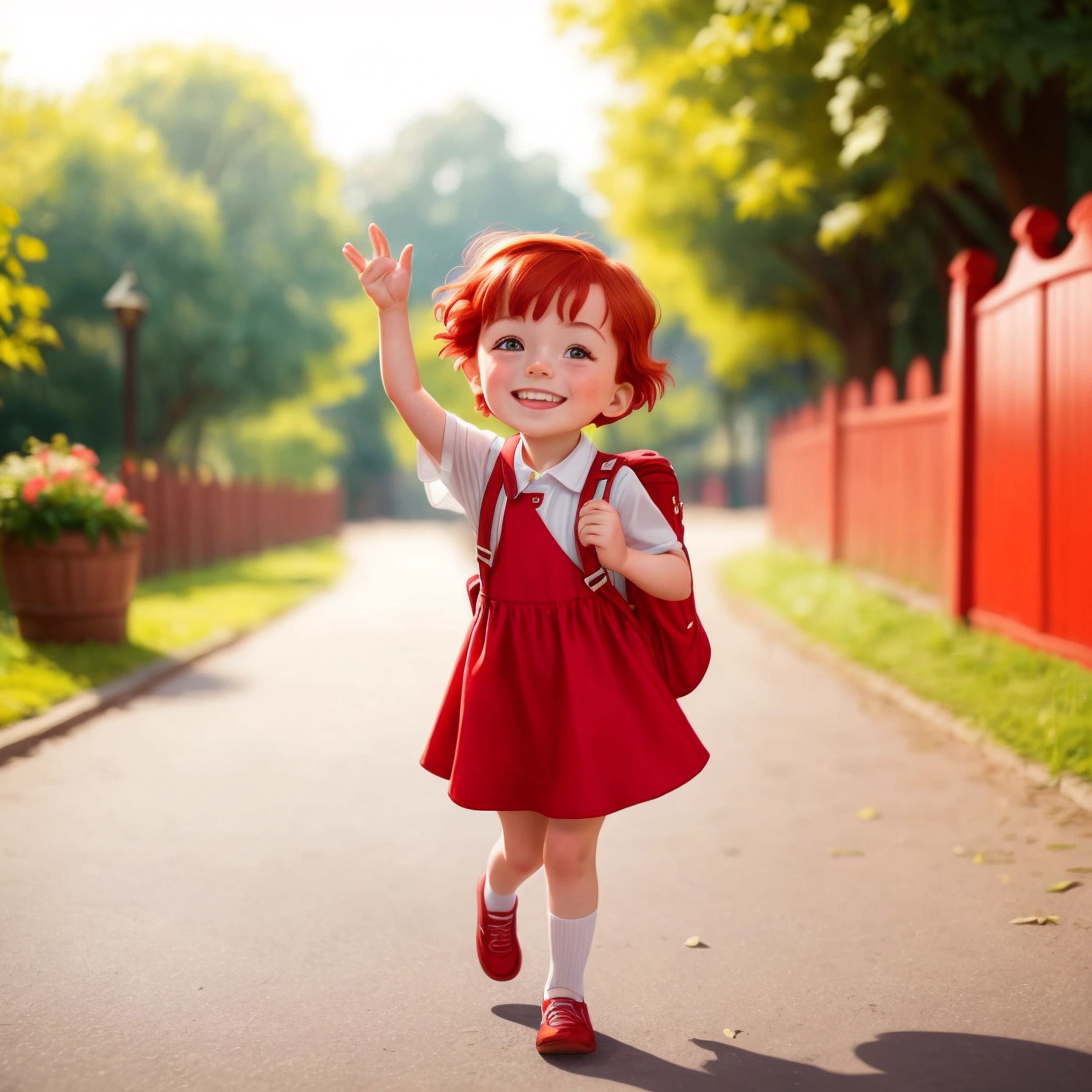 Marla's first day at school
