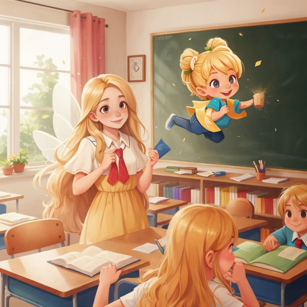 The golden hair and the mended shadow