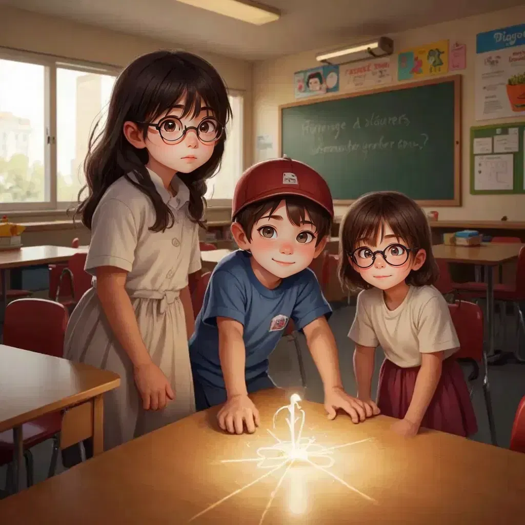 The Mystery of Glowing Threads